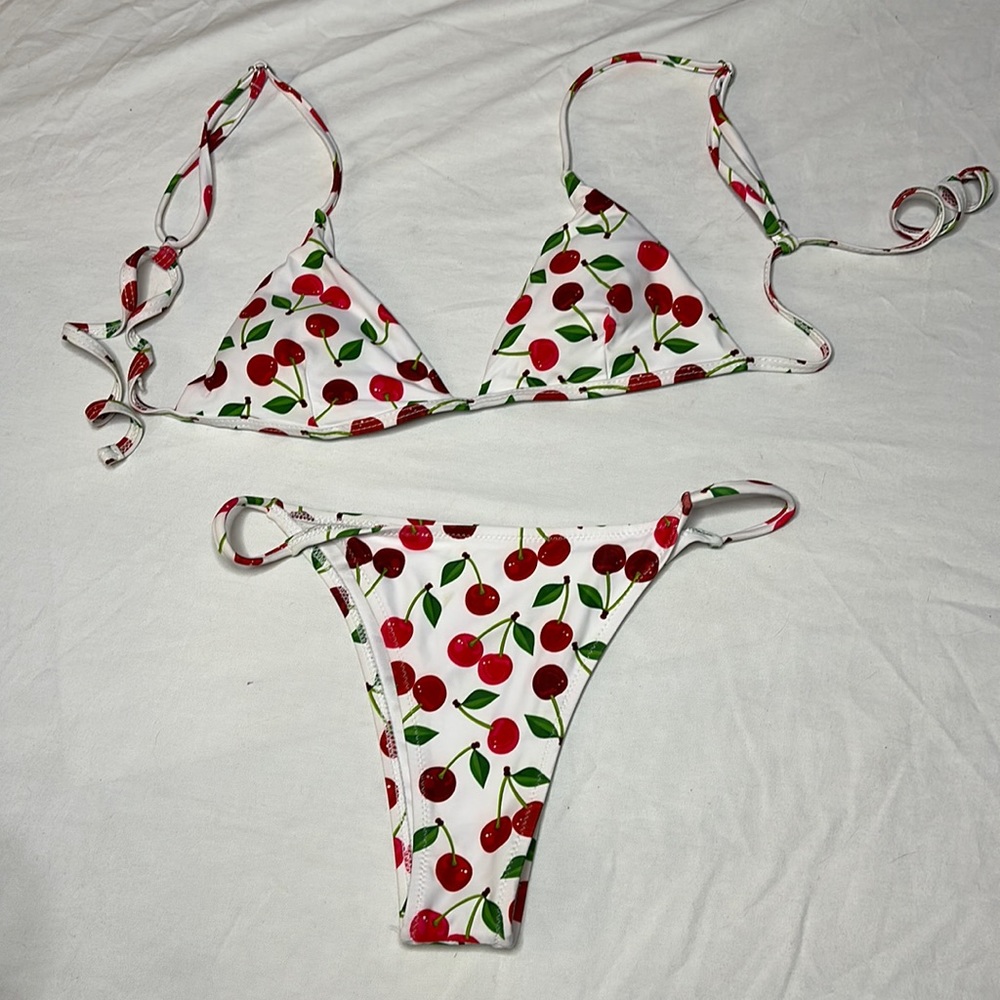 Mermaid swimwear cherry bikini